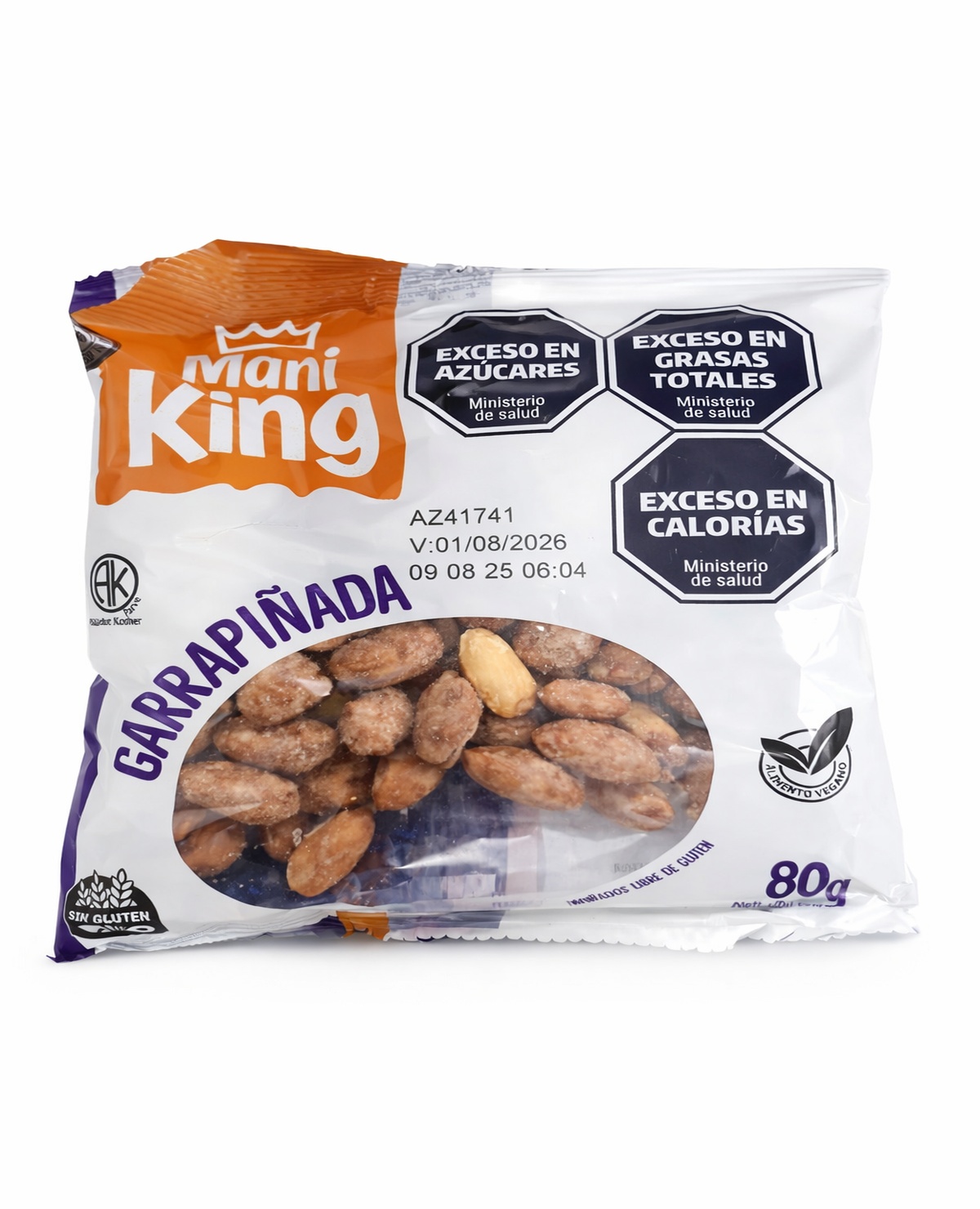 Garrapiñada Mani King x 80 Gr